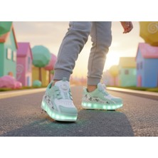 Rocky Kız Erkek Çocuk Patenli Işıklı Ayakkabı | Tekerlekli Spor Ayakkabı | LED Işıklı Çocuk Pateni