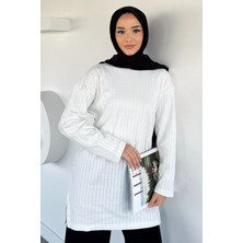 Julude Fitilli Kadın Tesettür Tunik P-00019800