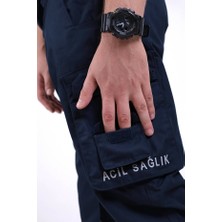 BRL Üniforma Erkek 112 Acil Sağlık Çalışanı Pantolonu Kanvas Kumaş Güncel Mevzuata Uygun