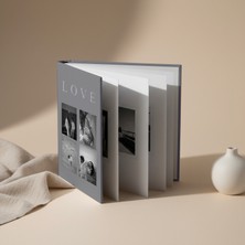 Photonom Foto Kitap Sert Kalın Kapak - Fotoğraf Albümü Kişiye Özel Baskılı Fotoğraf Düğün Albümü Anı Albümü