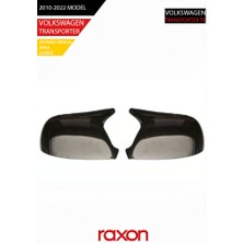 Raxon Volkswagen Transporter T6 2015-2022 Batman & Yarasa Ayna Kapağı – Parlak Piano Black Sport