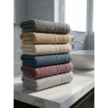 6 Adet 100X150 Banyo Havlusu Seti – Pamuk • Yumuşak Dokulu • Su Emici • Dayanıklı Premium Havlu Seti