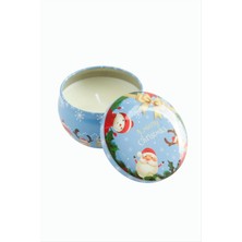 Bijuteri Net Kardan Adam Yılbaşı Kapaklı Mum 6 cm