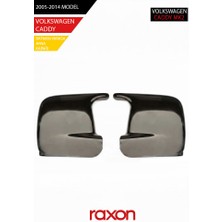 Raxon Volkswagen Caddy Mk2 2005-2014 Batman & Yarasa Ayna Kapağı – Parlak Piano Black Sport