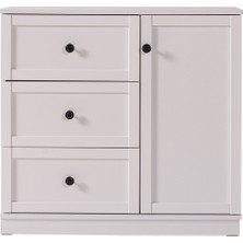 Edsy Home Berrak 3 Çekmeceli Kapaklı Şifonyer