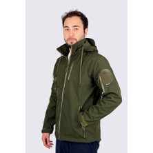 Kordak Softshell Su Geçirmez Tactical Mont | Polar Iç Katmanlı, Rüzgar Geçirmez, Askeri Outdoor Mont