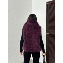 H1Style Kürk Yelek Fermuarlı