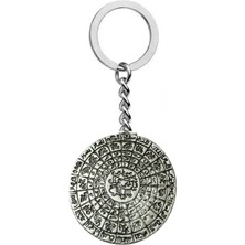 Herşey Nota Esma-Ül Hüsna Gümüş Anahtarlık Veya Çanta Charmı