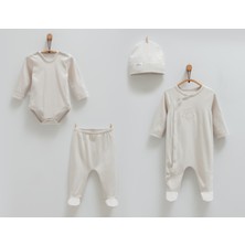 Caramell Little Emu Cute Bear 4'lü Zıbın Seti