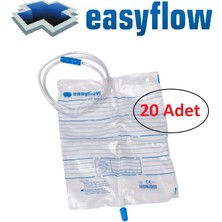 Easyflow Musluklu Steril İdrar Torbası 2000 ml 20'li Paket