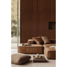 Decomila Mdf Ahşap Akustik Duvar Paneli 60X275 cm - Hisar Ceviz