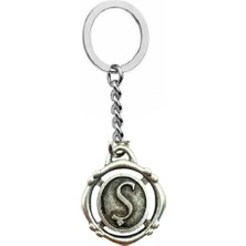 Herşey Nota Ş Harfli Antik Unisex Anahtarlık – Kişisel, Zarif ve Özgün Tasarım