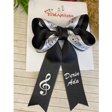 TokaMilako El Yapımı Sol Nota ve Isim Baskılı Tasarım Toka