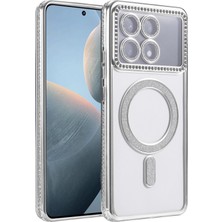 Techmrt Newface Xiaomi Poco X6 Pro Joke Simli Magneticsafe Kılıf - Gümüş