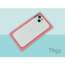 Tkgz İphone 15 PLUS Arka Pil Batarya Kapağı Kapak ( Full Kamera Lensli ) MAVİ