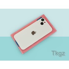 Tkgz İphone 14 PLUS Arka Pil Batarya Kapağı Kapak ( Full Kamera Lensli ) BEYAZ