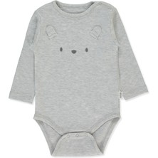 Bebetto Interlok Uzun Kollu Body Yaş (Be Kınd) Gri Melanj