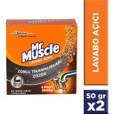 Mr Muscle Lavabo Açıcı Granül 2X50 G