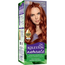 3 Adet  Koleston Naturals Saç Boyası Maxi Bakır Kumral 6/34