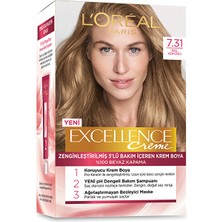 3 Adet  Excellence Saç Boyası 7.31 Bal Peteği