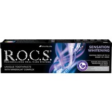 Rocs Sensation Whitening Beyazlatıcı Diş Macunu 74 G 4 Adet