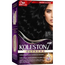 4 Adet   Koleston Saç Boyası 2/0 Siyah
