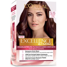 3 Adet  Excellence Saç Boyası 5.15 Efsanevi Türk Kahvesi