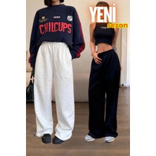 Vladivosto Bol Paça Paçası Ayarlanabilir Kışlık Bol Kalıp Büyük Beden Battal Kalıp Oversize Baggy Yüksek Bel