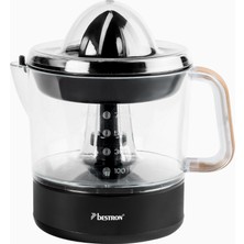 Bestron 0.7l Siyah Ahşap Detaylı Lüks Narenciye Sıkacağı