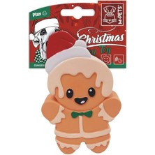M-Pets Christmas Kurabiye Adam Latex Köpek Oyuncağı 12 cm
