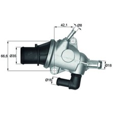 Mahle TI125.88 Termostat Komple Alfa Romeo 156 932 88C 60813208-60814382
