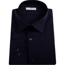 Uki Lacivert Slim Fit Uzun Kol Gömlek