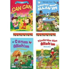 Timaş Çocuk Can Can - Dini Hikaye,yücelerden Yüce Allahım Canım Allah, Şükürler Olsun Allahım (4kit-Fleksi Cilt)