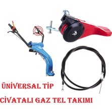 Dalaz, Fırtna FTN210 Çapa Makinası Uyumlu Gaz Kolu,gaz Teli Takım,sıktırmalı