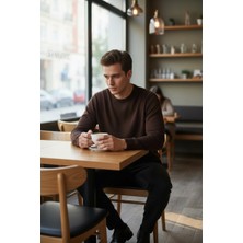 Mandala Tekstil Erkek Şardonlu Yumuşak Dokulu Triko Kazak