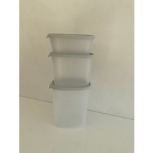 Tupperware Tek Dokunuş Oval 3lü Kuru Gıda Saklama Kabı 1.8LT,1.1LT,540ML