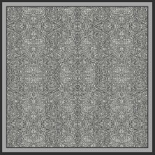 Armanda Etnik Desenli Tivil Ipek Eşarp 4366-GRI