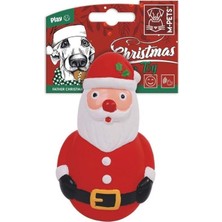 M-Pets Noel Baba Latex Köpek Oyuncağı 7 cm