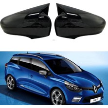 Renault Clio 4 2012-2020 Parlak Siyah Batman Ayna Kapagı