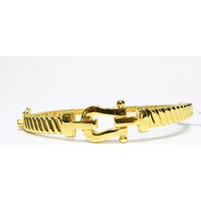 Kızılay Kuyumcusu 22 Ayar Altın Kilit Modeli Kelepçe Bilezik 13.85 gr KLP2250