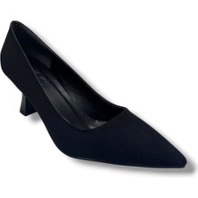 Cakgo C-Shoes NB200-26 Süet Deri Orta Boy Ince Topuk Kadın Stiletto