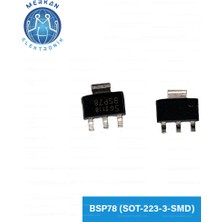 BSP78 (SOT-223-3-SMD) Orijinal Oto Beyin Tamir Entegreleri Merkan Elektronik