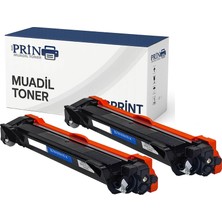 Plusprint TN114 | Brother L1632W Muadil Toner 2600 Baskı 2li Avantaj Paket