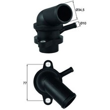 Mahle TI24087D Termostat 88 C Chevrolet Kalos 1.4 Lacettı 1.4 16V Lova-Nubıra Estate-Rezzo-Vıvant 1.6 96460002