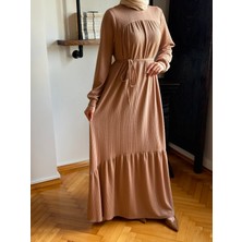 Fendel Roba ve Etek Büzgülü Örme Elbise 2419 Navra | Fendel