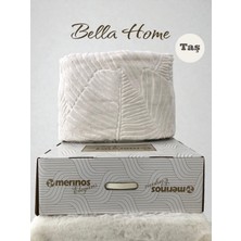 Bella Home Elegans Embos Tek Kişilik Battaniye - Orijinal Kutulu - 160X220 cm - Yeni Renk ve Desenler