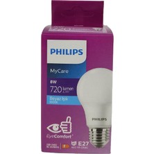 Philips Phılıps Mycare LED Ampul Beyaz 8W 6500K E27 12 Li