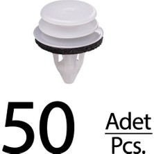 Alpha Auto Part Bmw ve Range Rover Renault Için Kapı Döşeme Klips (Contalı) - 50 Adet