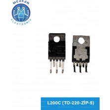 L200C (TO-220-ZİP-5) Orijinal Oto Beyin Tamir Entegreleri Merkan Elektronik