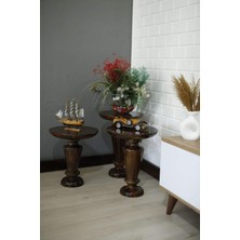 3'lü Yeni Tarz Mantar Sehpa